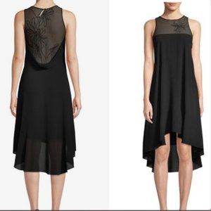 Halston Heritage Evening Collection Sleeveless High Neck Flowy Dress Size 6 NWT